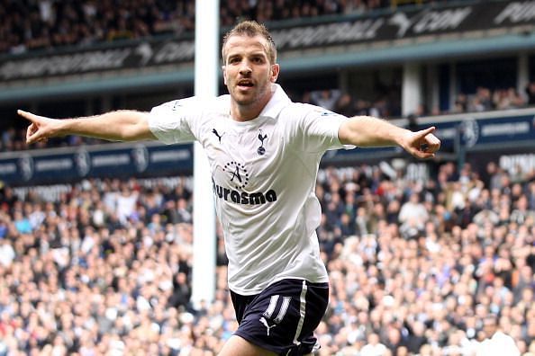 van der Vaart provided a spark to the Spurs' attack